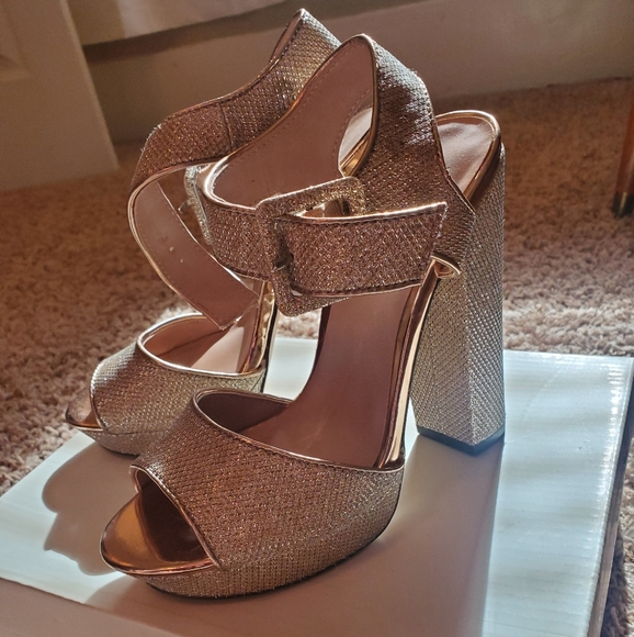 Mix No. 6 Shoes - Rose Gold Mix No. 6 block heels